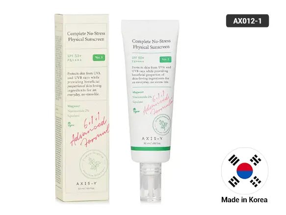 AXIS-Y Complete No-Stress Physical Sunscreen SPF 50+ PA ++++ 50ml