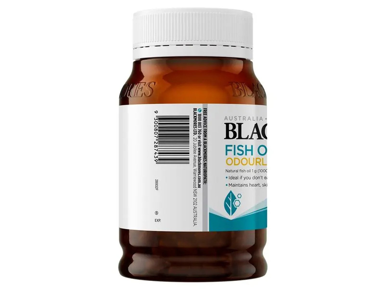 Blackmores Fish Oil 1000 Odourless 200 Capsules - Image 3