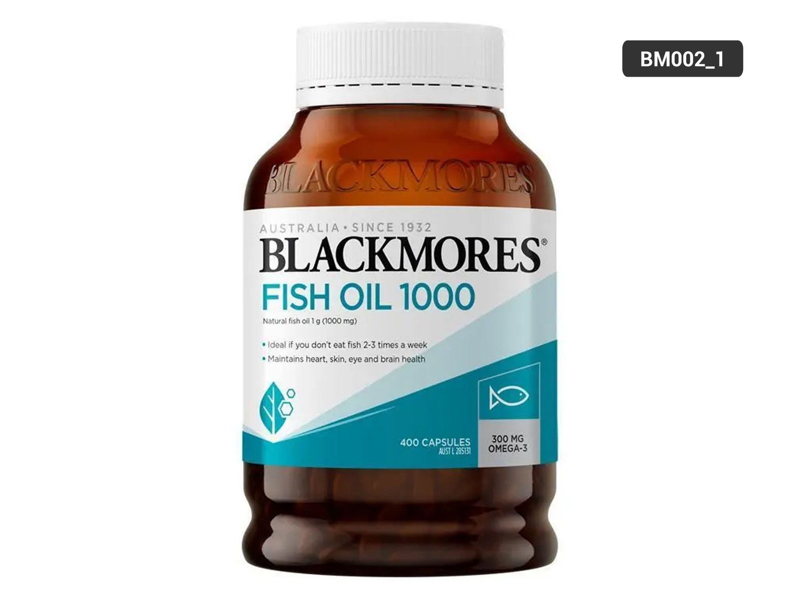 Blackmores Fish Oil 1000 Odourless 400 Capsules