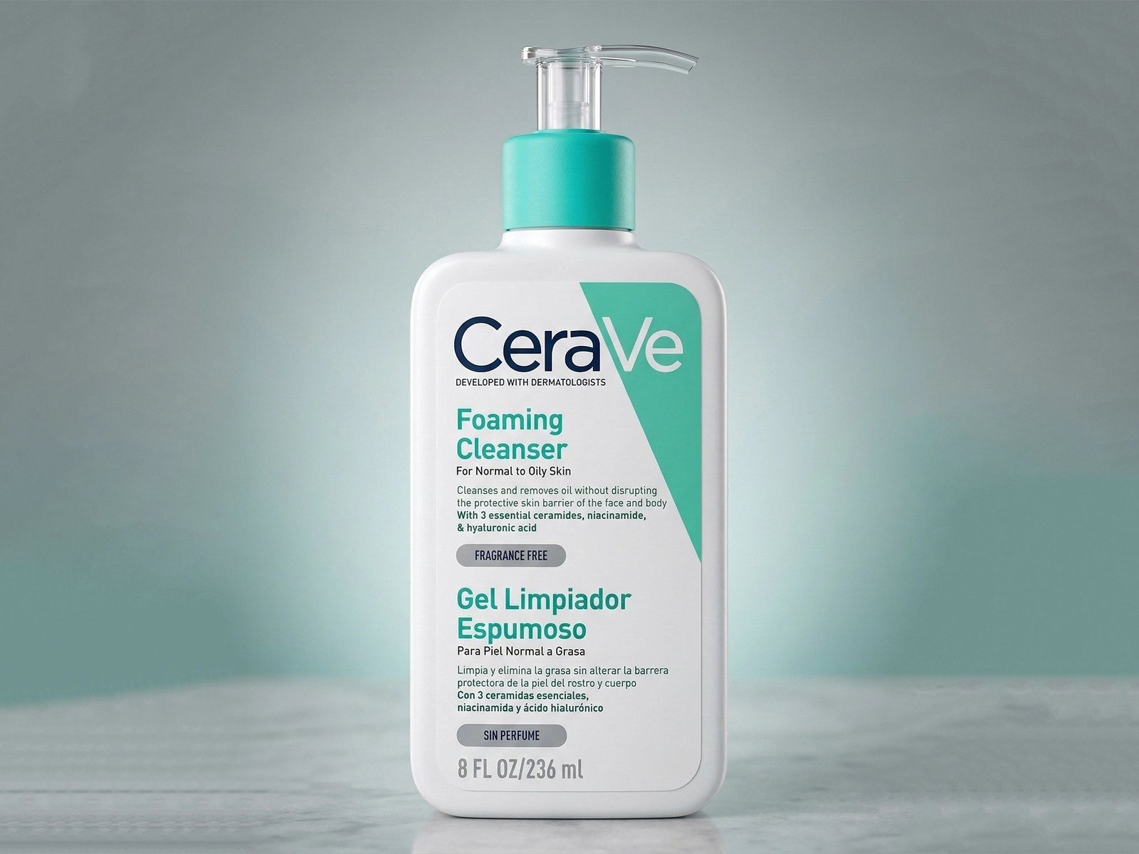 Cerave Foaming Cleanser for Normal to Oily Skin 236ml - USA - Image 3