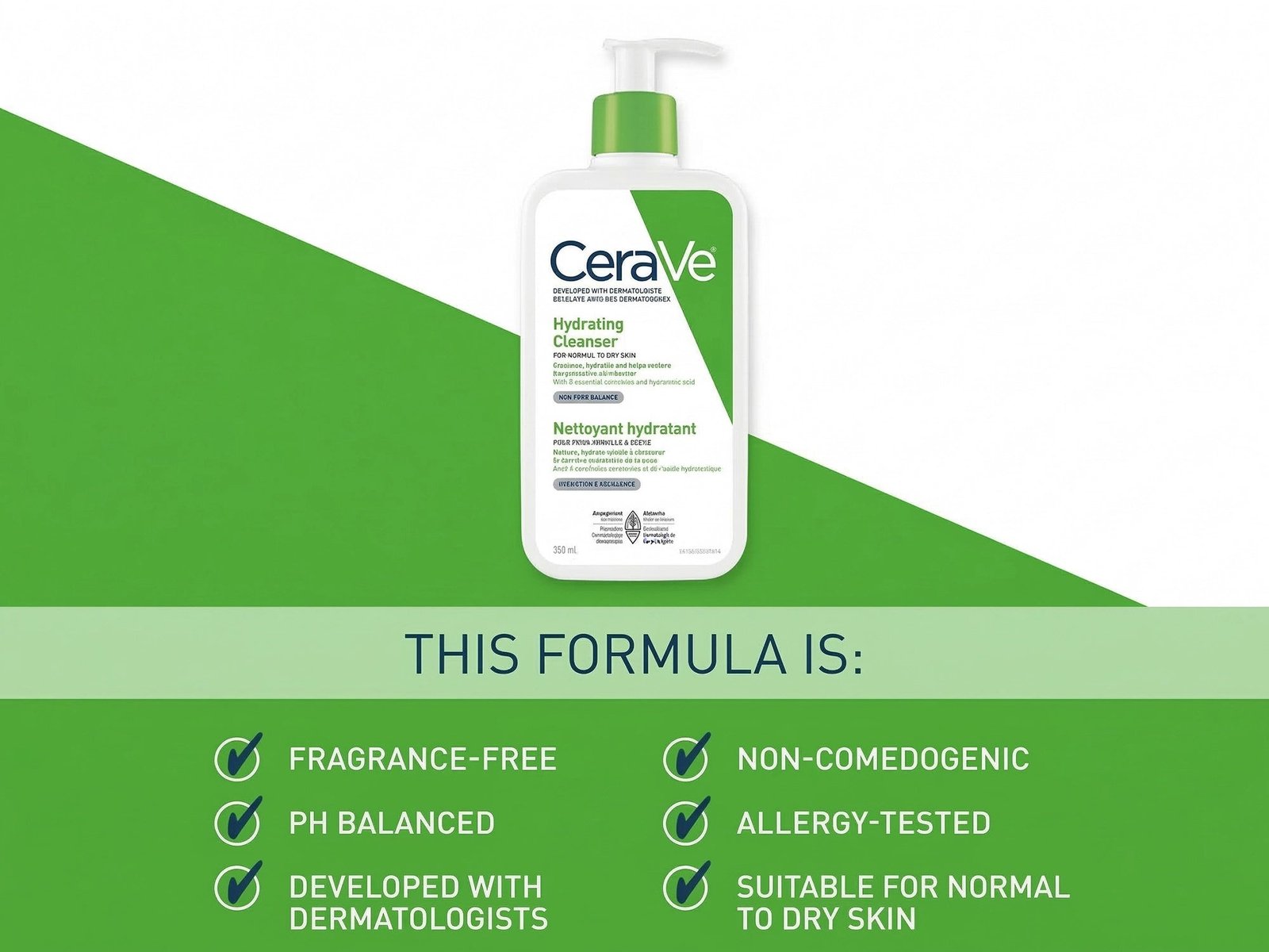 Cerave Hydrating Facial Cleanser 355ml - Image 4