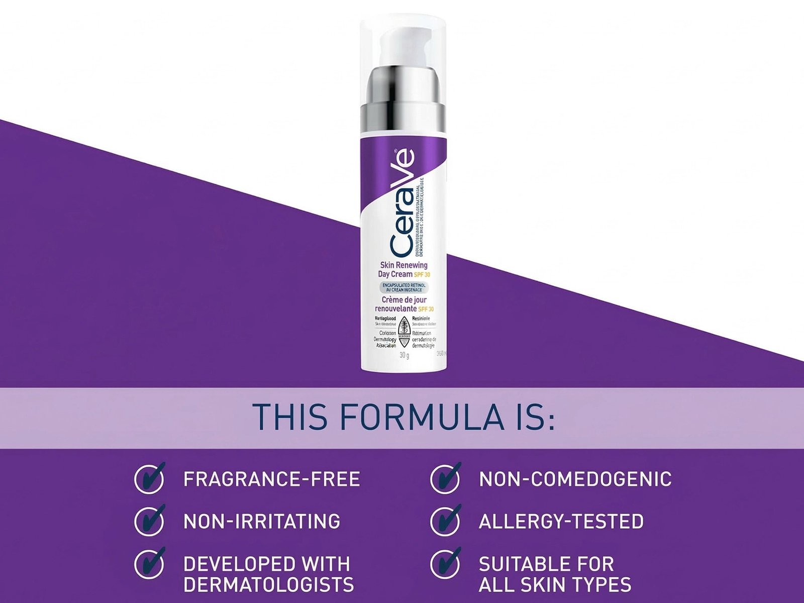 Cerave Skin Renewing Day Cream SPF 30 50g - Image 3