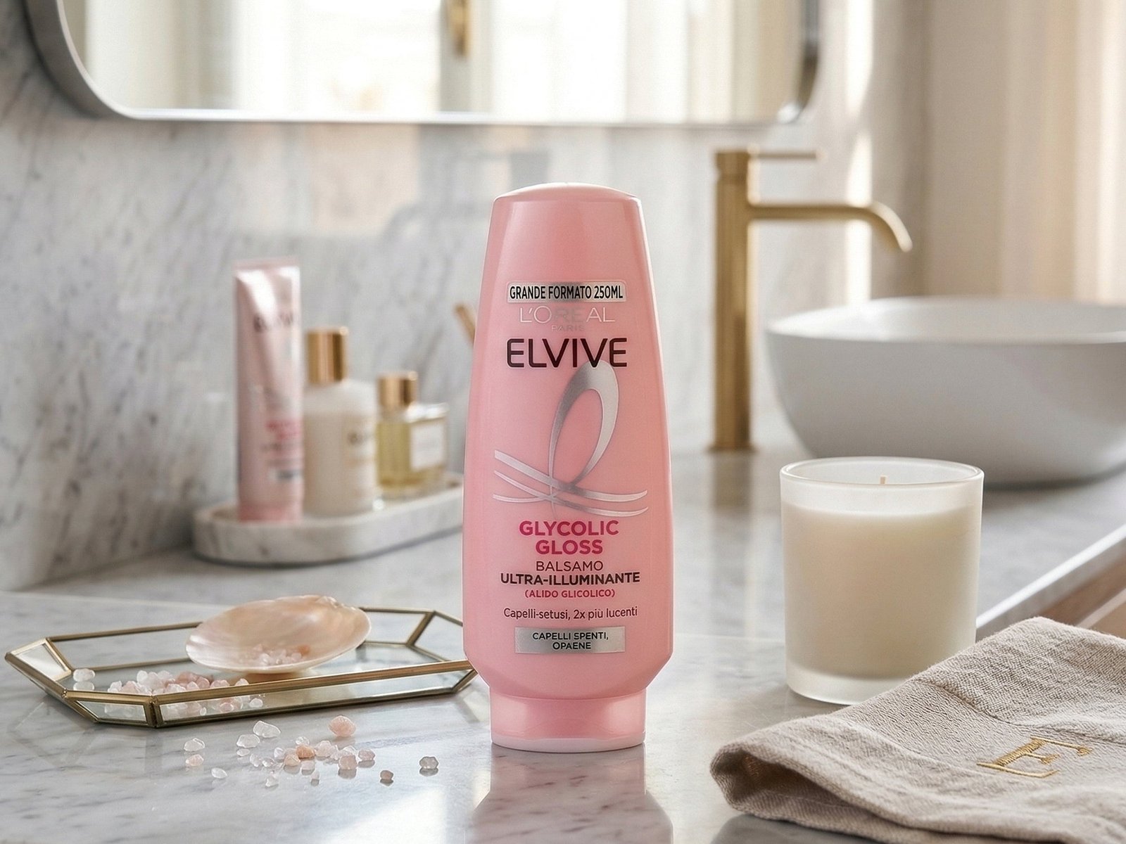 Loreal Paris Elvive Glycolic Gloss Ultra Illuminating Conditioner 250ml - Image 4