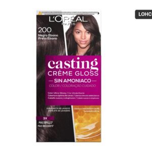 Loreal Casting Cream Gloss Hair Color Deep Black 200
