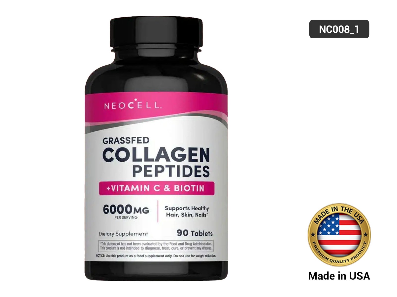 Neocell Super Collagen Vitamin C & Biotin 90 Tablets