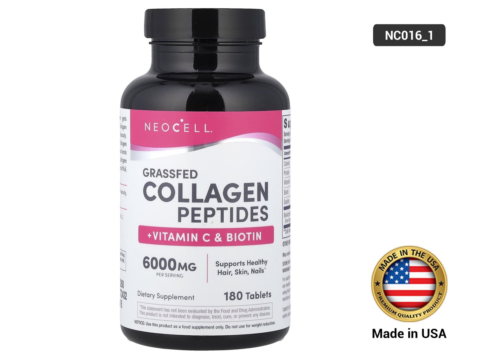 Neocell Super Collagen Vitamin C & Biotin 180 Tablets