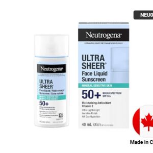 Neutrogena Ultra Sheer Face Liquid Mineral Sunscreen SPF 50+ 40ml
