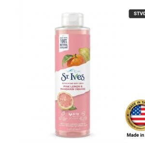 St. Ives Exfoliating Body Wash Pink Lemon & Mandarin Orange 650ml